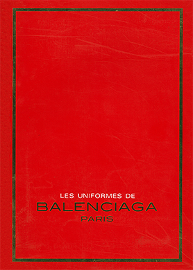 1991 uLE UNIFORMES DE BALENCIAGA PARISvuBALENCIAGAvƃCZX_B