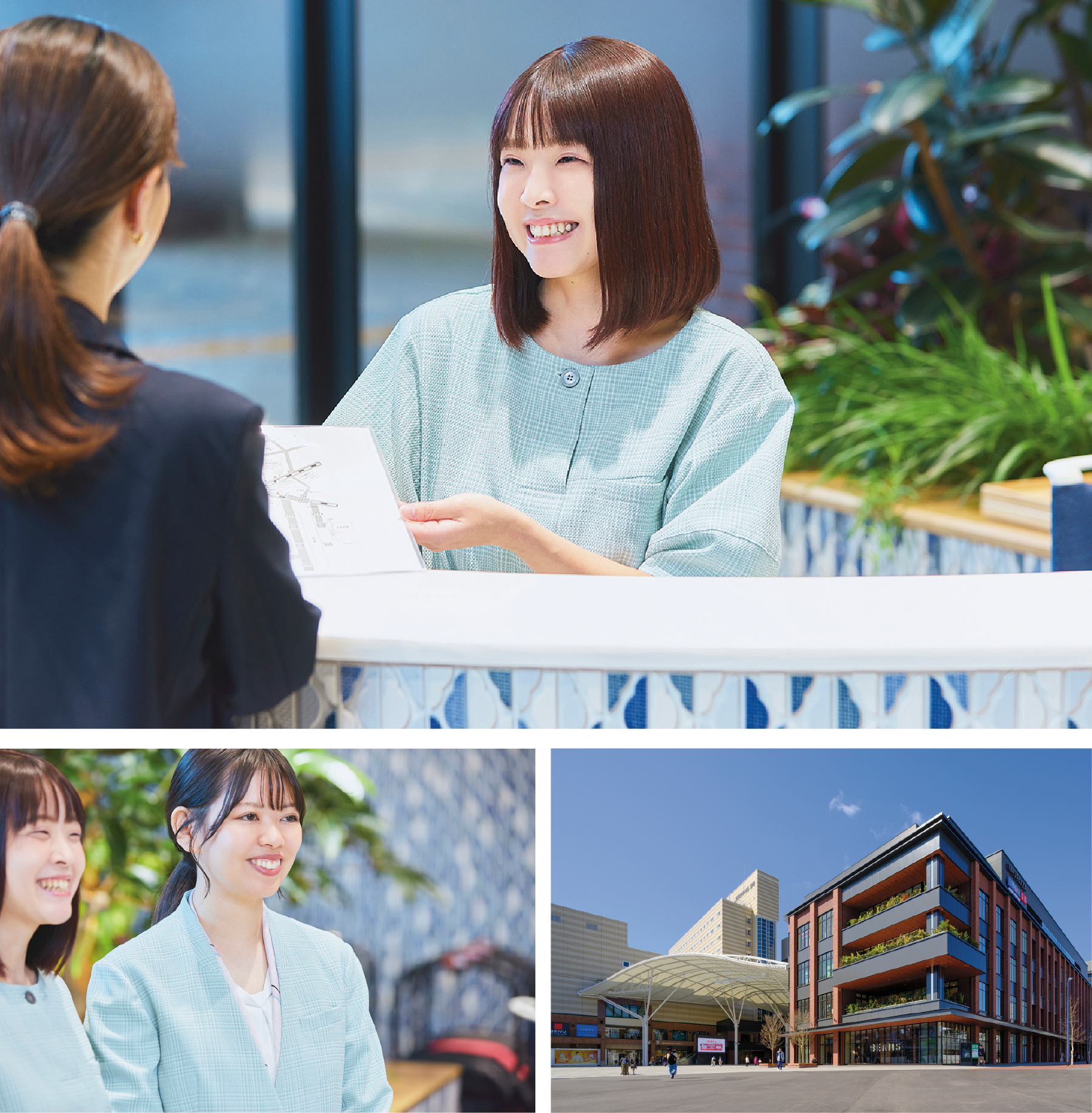 シネマやエンタメ・サービス、コミュニティの拠点など、幅広い年代のお客さまに心地よい時間と空間をご提供する大型商業施設です。